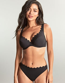 Panache Spirit Lauren Plunge Bikini Top Black