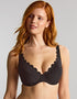 Panache Spirit Lauren Plunge Bikini Top Black