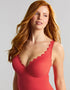 Panache Spirit Rita Plunge Swimsuit Red