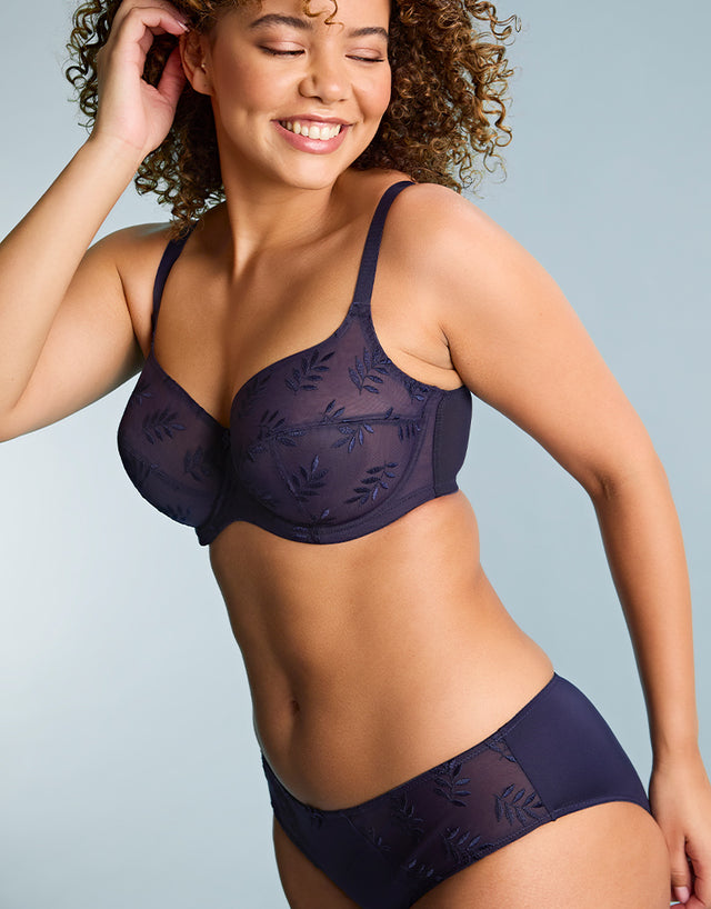 Panache Tango Balconette Bra Navy