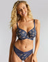 Panache Tango Balconette Bra Navy/Champagne