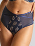 Panache Tango Deep Brief Navy/Champagne