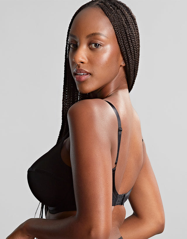 Panache Tango Essence Balconette Bra Obsidian Black