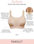 Parfait Wire-Free Active Sports Bra Latte