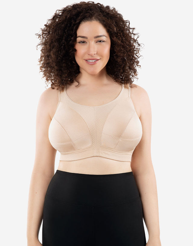 Parfait Wire-Free Active Sports Bra Latte