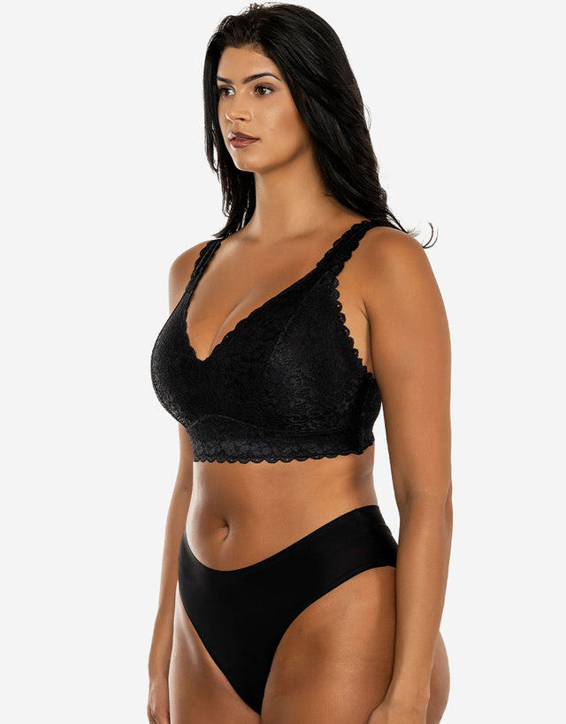 Parfait Adriana Lace Bralette Black