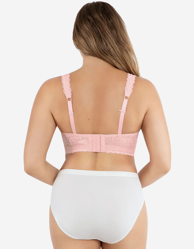Parfait Adriana Lace Bralette Petal Pink