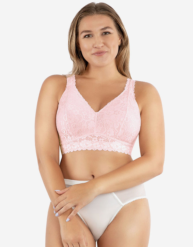 Parfait Adriana Lace Bralette Petal Pink