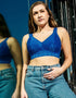 Parfait Adriana Lace Bralette Sapphire Blue