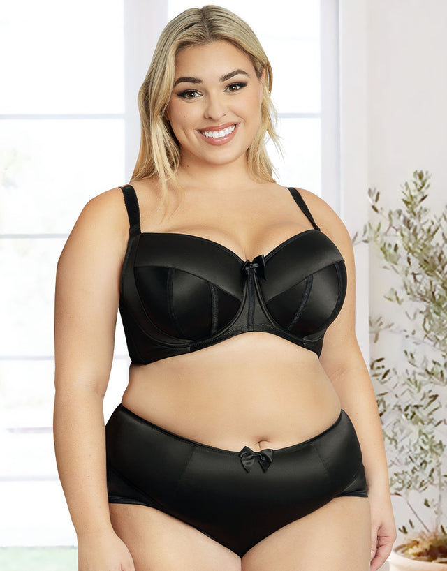 Parfait Charlotte Padded Balconette Bra Black