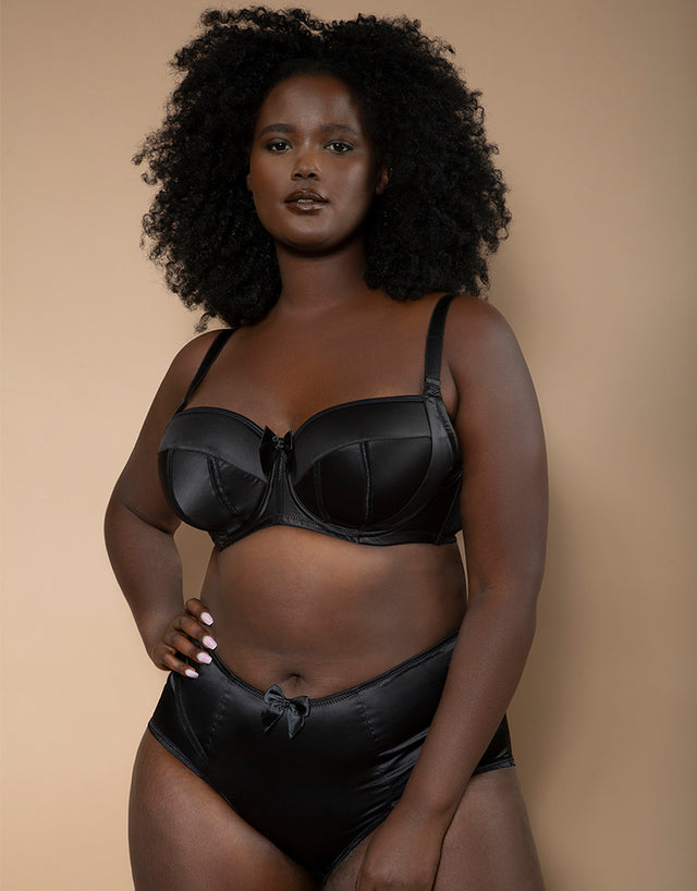 Parfait Charlotte Padded Balconette Bra Black