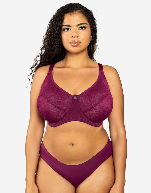 Parfait Enora Minimizer Bra Blackberry Purple