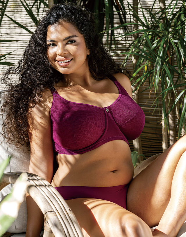 Parfait Enora Minimizer Bra Blackberry Purple