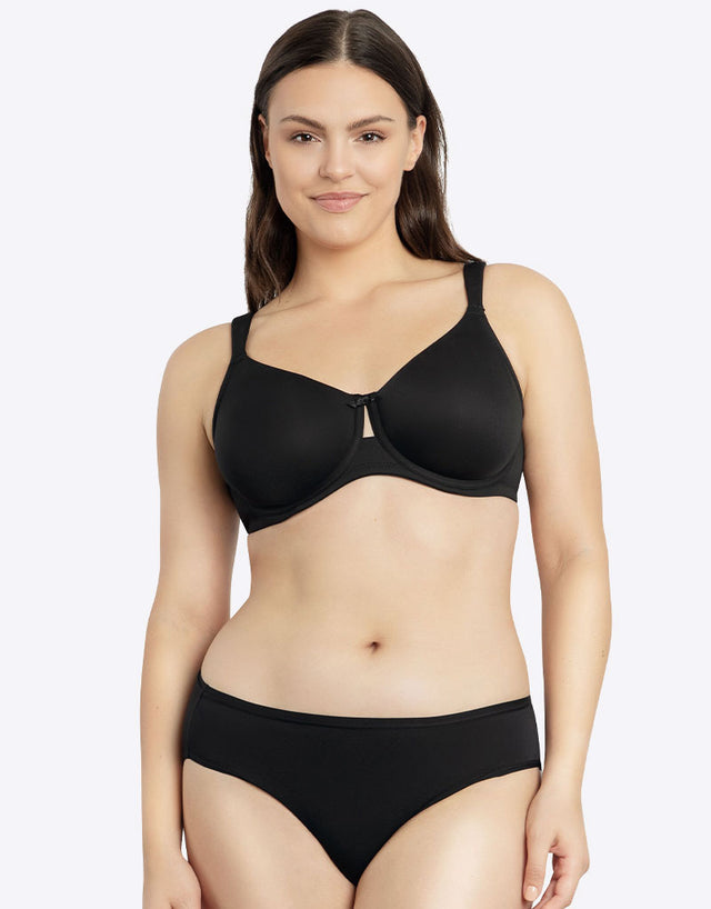 Parfait Erika Moulded Full Cup T Shirt Bra Black