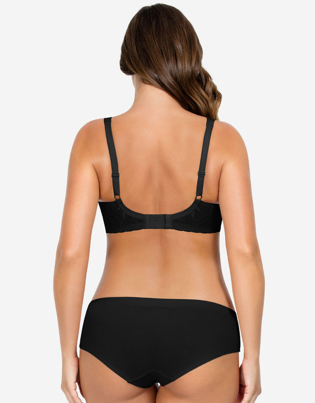 Parfait Leila Moulded Balcony Nursing Bra Black