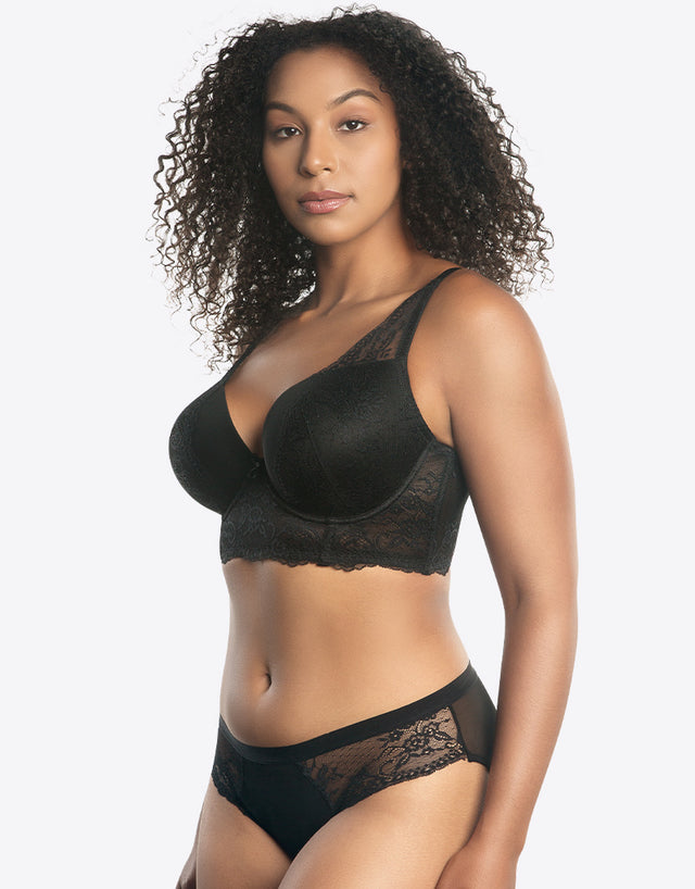 Parfait Sandrine Longline Plunge Bra Black