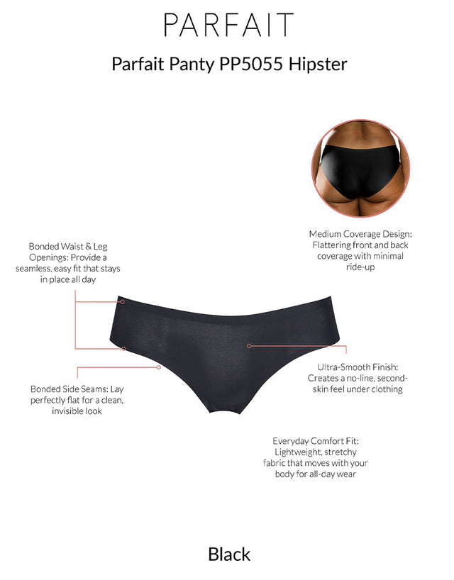 Parfait Seamless Hipster Brief Black