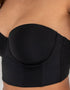 Pour Moi Definitions Low Back Bustier Black