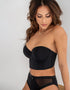 Pour Moi Definitions Low Back Bustier Black