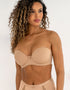 Pour Moi Definitions Moulded Strapless Bra Sand Beige