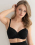 Pour Moi Effortless Full Cup Side Support Bra Black