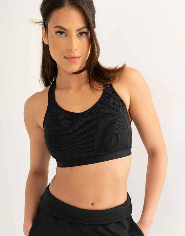 Pour Moi Energy Strive Full Cup Sports Bra Black