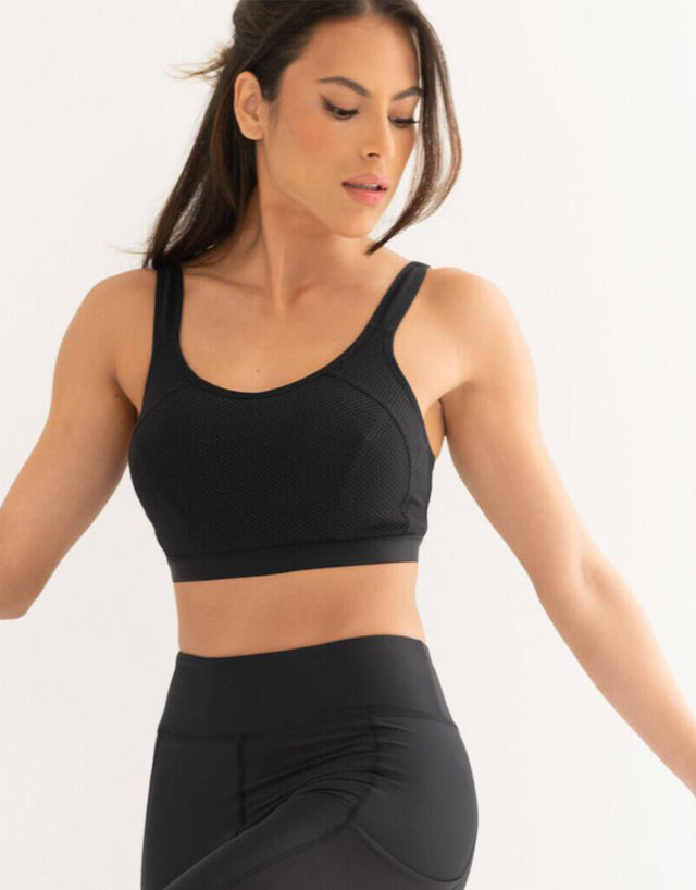 Pour Moi Energy Strive Full Cup Sports Bra Black