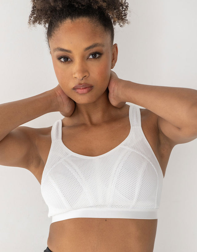 Pour Moi Energy Strive Full Cup Sports Bra White