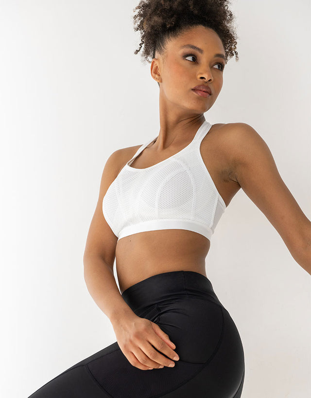 Pour Moi Energy Strive Full Cup Sports Bra White