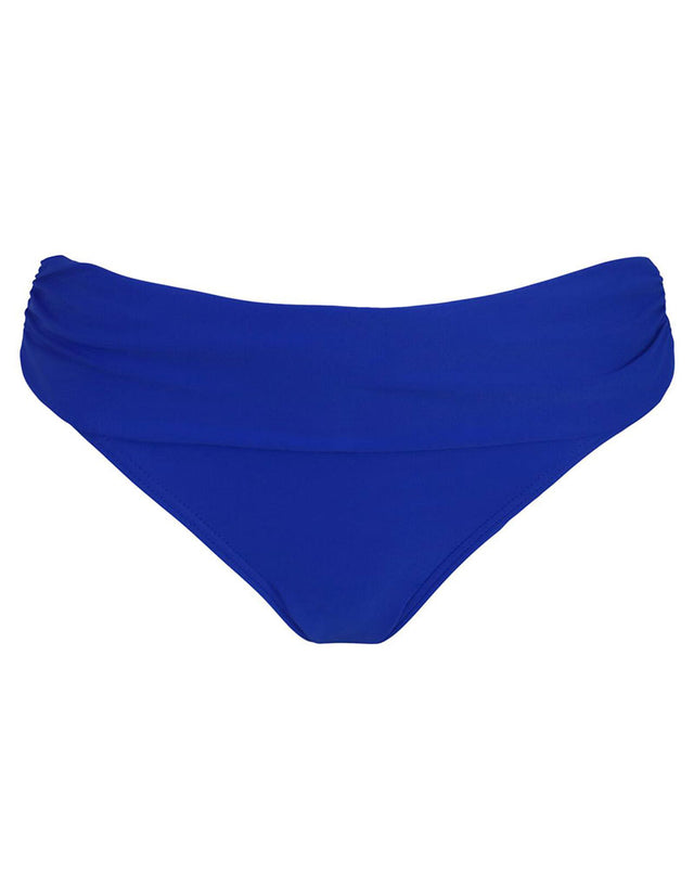 Pour Moi Free Spirit Fold Over Bikini Brief Ultramarine Blue