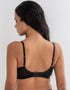 Pour Moi Geo Sculpt Balcony Bra Black