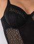 Pour Moi Geo Sculpt Smoothing Underwired Body Black