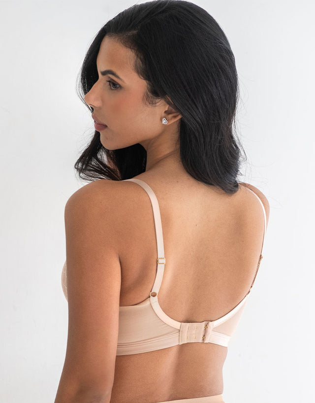 Pour Moi Geo Sculpt Balcony Bra Toffee