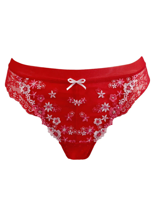 Pour Moi Gigi Brazilian Brief Red/Pink