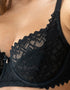 Pour Moi Mixology Lace Side Support Balcony Bra Black