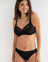 Pour Moi Mixology Lace Thong Black