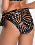Pour Moi Portofino Fold Over Bikini Brief Black/Gold
