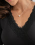 Pour Moi Sofa Loves Lace Hidden Support Long Sleeve Top Black