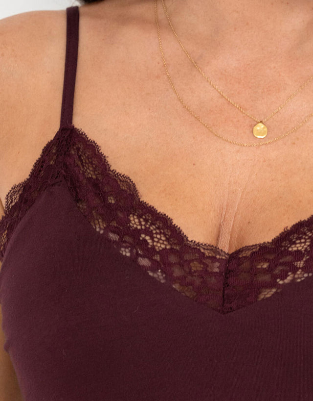 Pour Moi Sofa Loves Hidden Support Chemise Wine Purple