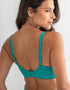 Pour Moi Sofia Lace Embroidered Side Support Bra Green/Pink