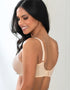 Pour Moi Sofia Lace Embroidered Side Support Bra Latte