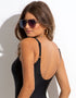 Pour Moi St Lucia Control Swimsuit Black Tropical