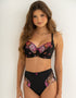 Pour Moi St Tropez Deep Brief Black/Pink