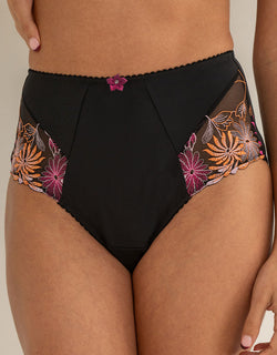 Pour Moi St Tropez Deep Brief Black/Pink