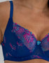 Pour Moi St Tropez Full Cup Bra Cobalt Blue/Pink