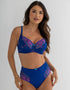 Pour Moi St Tropez Full Cup Bra Cobalt Blue/Pink