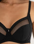 Pour Moi Viva Luxe Full Cup Side Support Bra Black