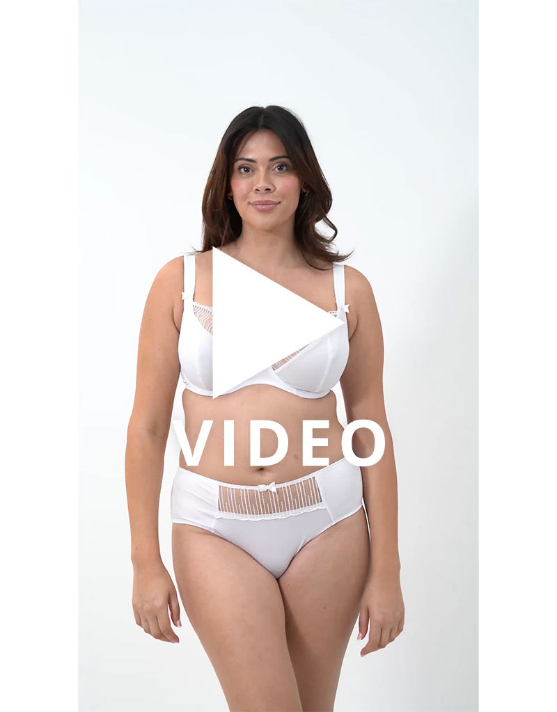 Get a 360 look at our Flirtelle Riley balcony bra in White