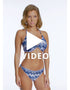 Get a 360 look at the Freya Arizona Wave halter bikini top in Coastline Blue Print at Brastop