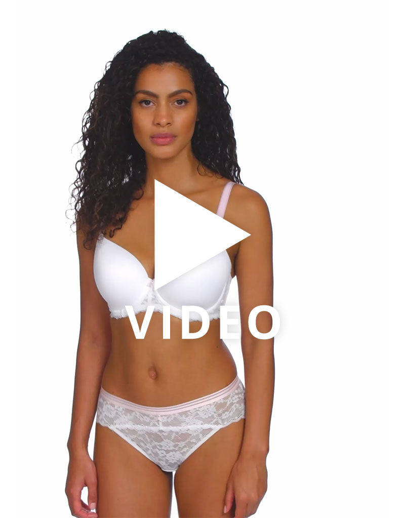 Get a 360 look at the Freya Offbeat moulded plunge t-shirt bra in White